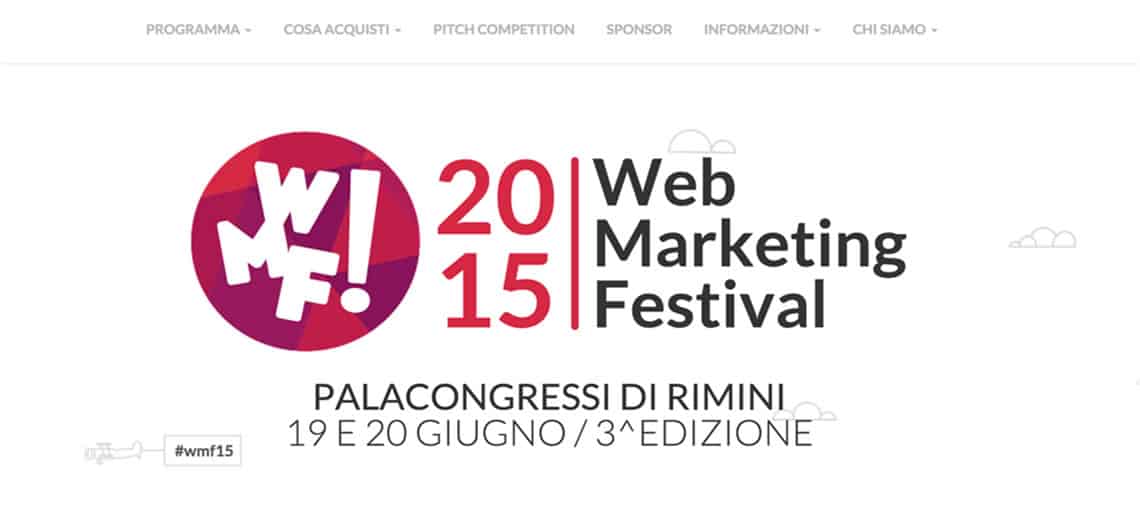 Web Marketing Festival - Rimini, 19-20 Giugno 2015